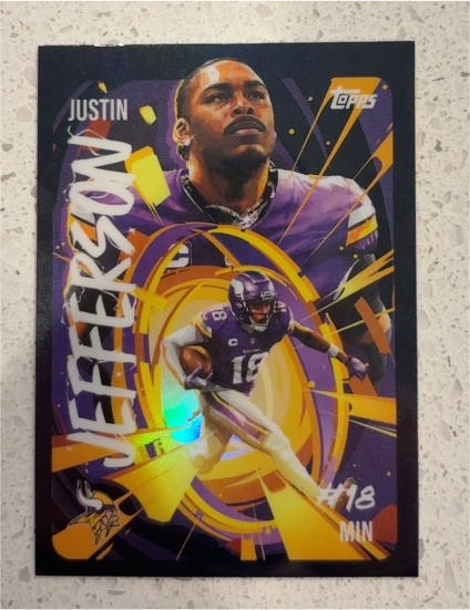 2025 Topps Chrome #UV-13 Justin Jefferson — front