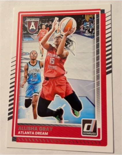 2025 Donruss WNBA #56 Allisha Gray — front