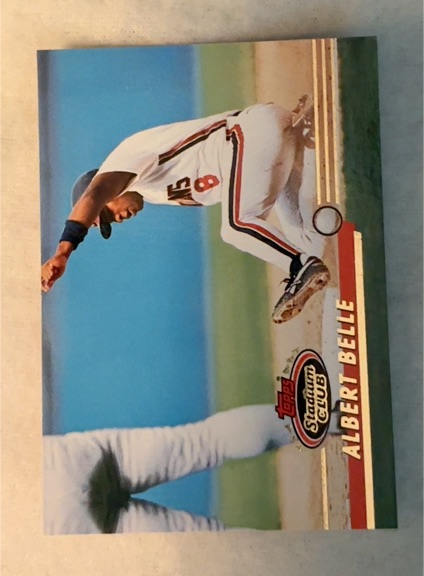 1993 Topps Stadium Club #102 Albert Belle — front