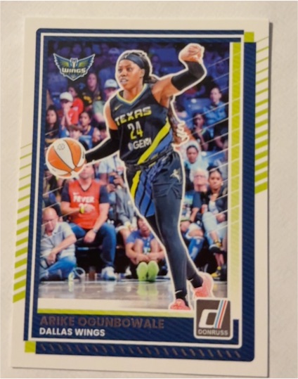 2025 Donruss WNBA #39 Arike Ogunbowale Dallas Wings — front