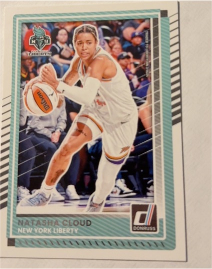 2025 Donruss WNBA #8 Natasha Cloud — front