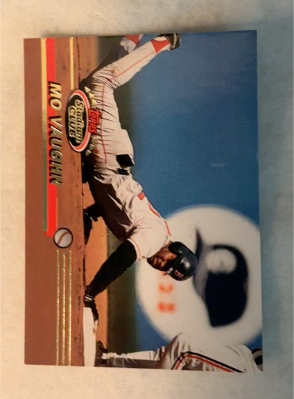 1993 Topps Stadium Club #334 Mo Vaughn — front