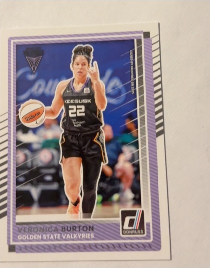 2025 Donruss WNBA #21 Veronica Burton — front