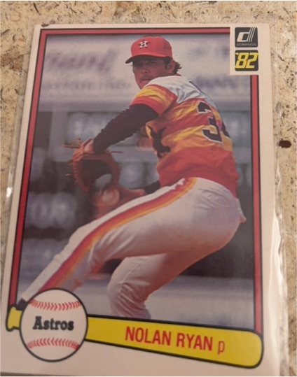 1982 Donruss #419 Nolan Ryan Houston Astros — front