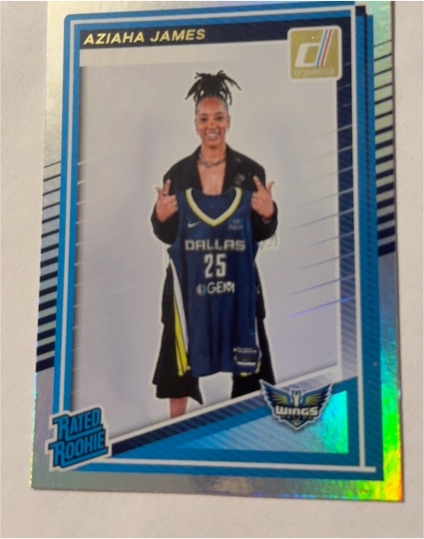 2025 Donruss WNBA #95 Aziaha James — front