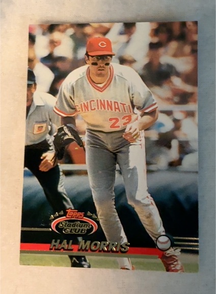 1993 Topps Stadium Club #534 Hal Morris — front