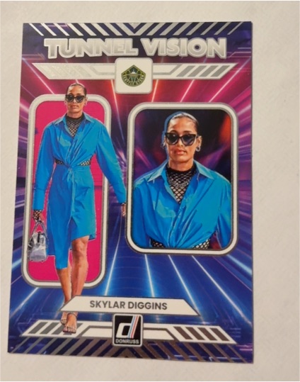 2025 Panini Donruss WNBA #7 Skylar Diggins Tunnel Vision — front