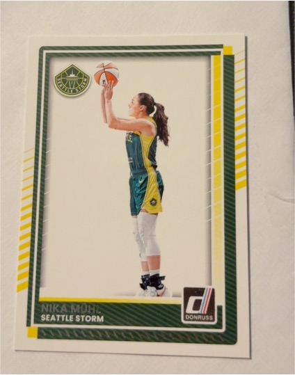 2025 Donruss WNBA #81 Nika Muhl — front