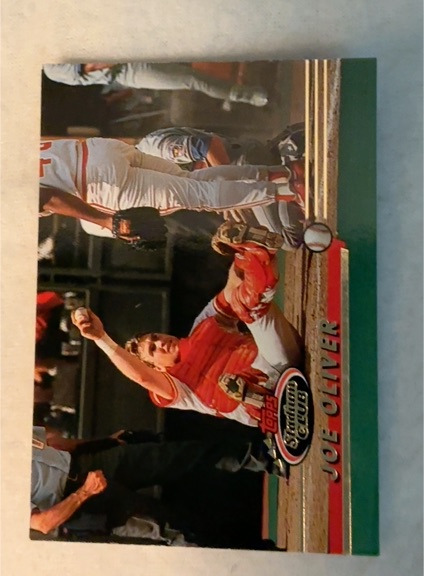 1993 Topps Stadium Club #96 Joe Oliver — front