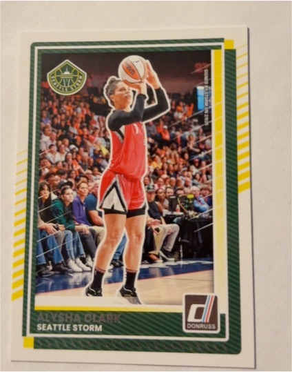 2025 Donruss WNBA #61 Alysha Clark — front