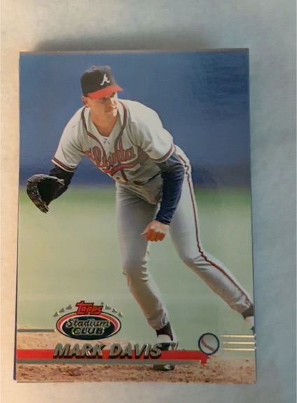1993 Topps Stadium Club #371 Mark Davis — front