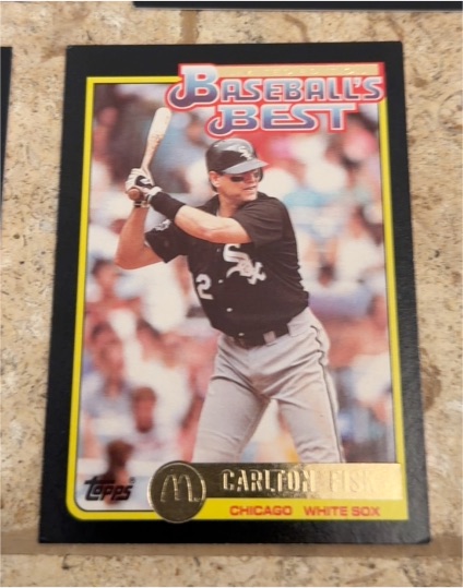 1992 Topps McDonald's Baseball's Best #15 Carlton Fisk — front