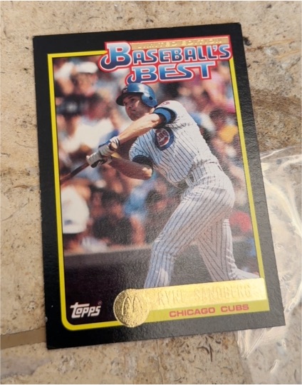 1992 Topps McDonald's Limited Edition Baseball's Best #5 Ryne Sandberg — front