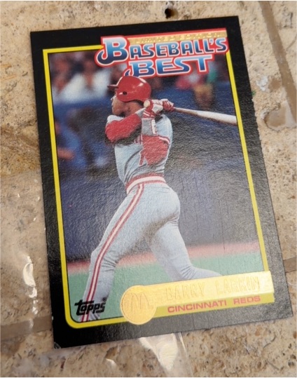 1992 Topps McDonald's Baseball's Best #21 Barry Larkin — front
