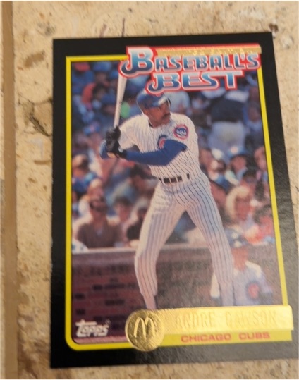 1992 Topps McDonald's Baseball's Best #31 Andre Dawson — front