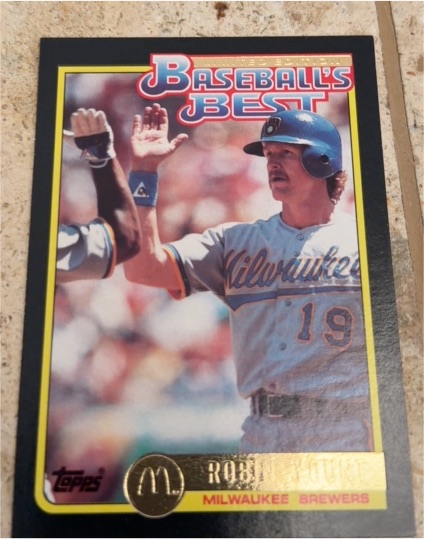 1992 Topps McDonald's Baseball's Best #17 Robin Yount — front