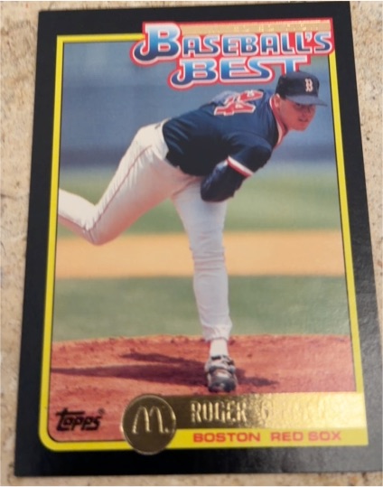1992 Topps McDonald's Baseball's Best #10 Roger Clemens — front