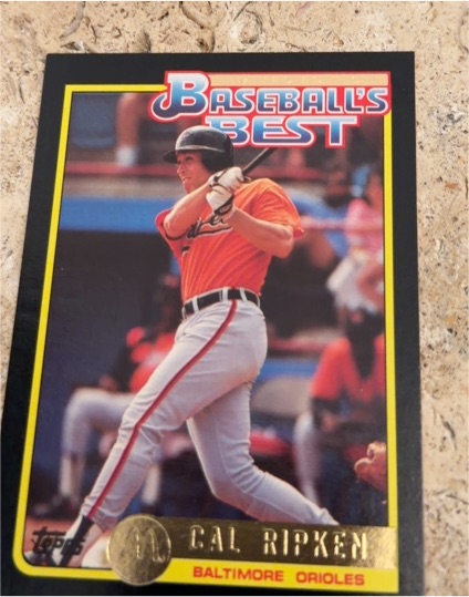 1992 Topps McDonald's Baseball's Best #13 Cal Ripken Jr. — front