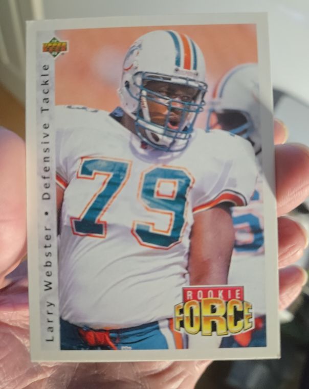 1992 Upper Deck #425 Larry Webster — front