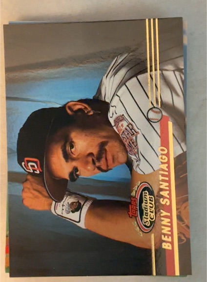 1993 Topps Stadium Club #274 Benito Santiago — front