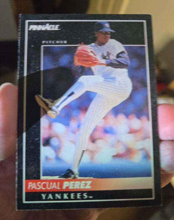 1992 Pinnacle #182 Pascual Perez — front