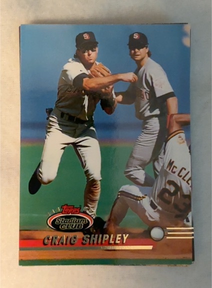 1993 Topps Stadium Club #258 Craig Shipley — front