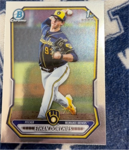 2026 Bowman Chrome #BCP-52 Ethan Dorchies — front