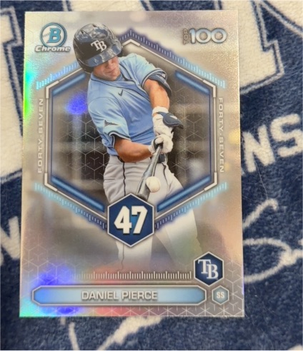 2026 Bowman Chrome Top 100 #BTP-47 Daniel Pierce — front