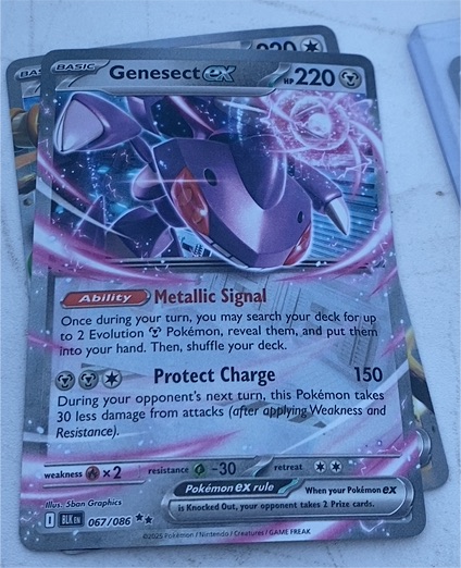 2025 Pokémon Scarlet & Violet: Black Bolt #067 Genesect ex — front
