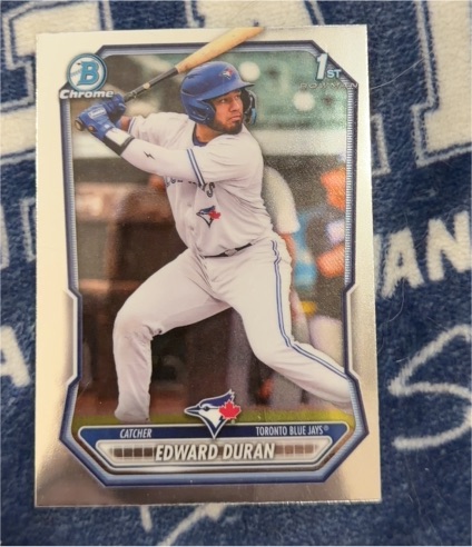 2026 Bowman Chrome #BCP-24 Edward Duran — front