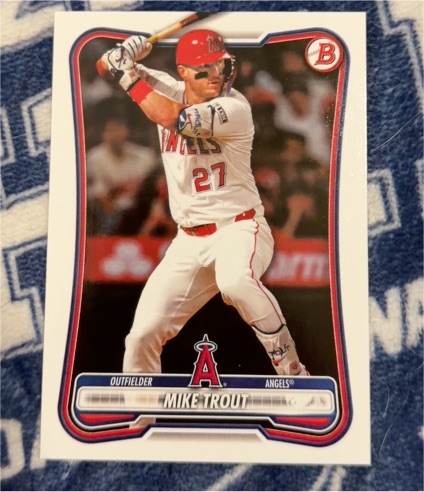 2026 Bowman #100 Mike Trout — front