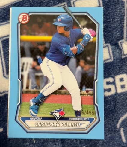 2026 Bowman #BP-34 Cristopher Polanco — front