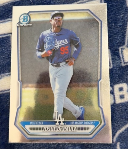 2024 Bowman Chrome #BCP-12 Josue De Paula — front