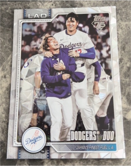 2026 Topps Series 1 #265 Dodgers Duo Shohei Ohtani & Yoshinobu Yamamoto — front