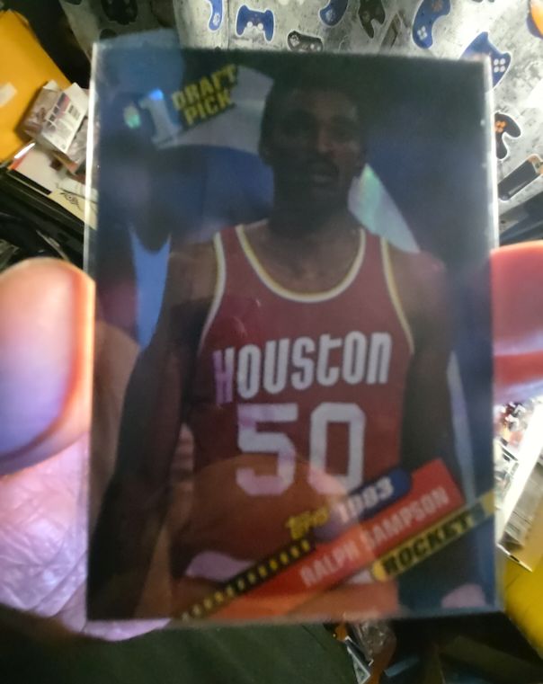 1992-93 Topps Archives #3 Ralph Sampson Houston Rockets #1 Draft Pick — front