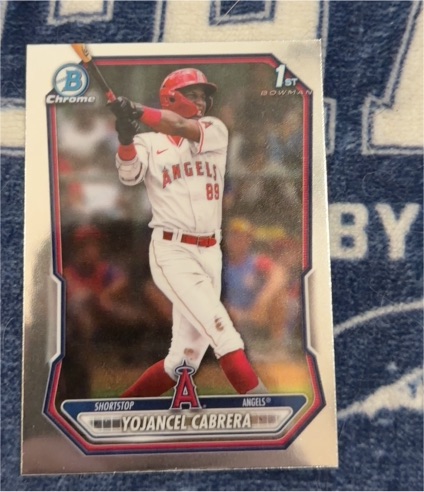 2026 Bowman Chrome #BCP-3 Yojancel Cabrera — front