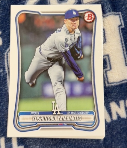 2026 Bowman #2 Yoshinobu Yamamoto — front