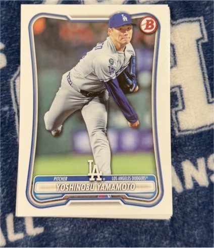 2026 Bowman #2 Yoshinobu Yamamoto — front