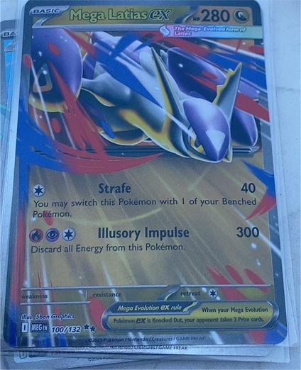 2005 Pokémon ME01 Mega Latias ex #100 — front