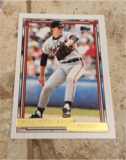 1992 Topps #242 Mike Mussina — front