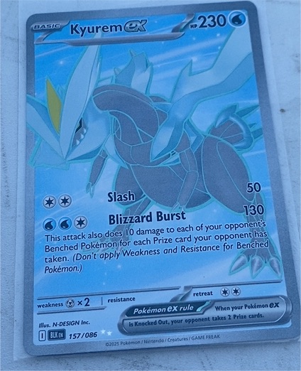 2025 Pokémon #157 Kyurem ex — front