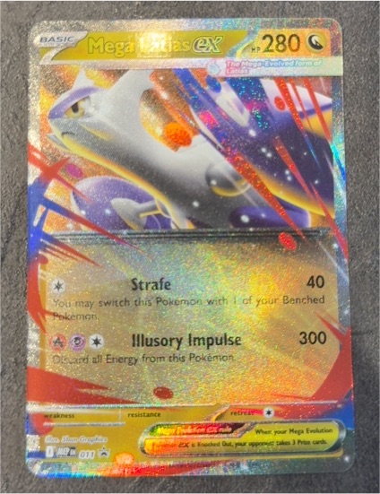 Mega Latias EX 011 Black Star Promo — front