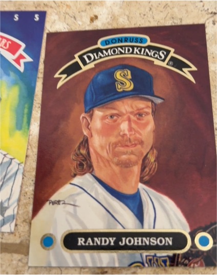 1992 Donruss Diamond Kings #DK-22 Randy Johnson — front