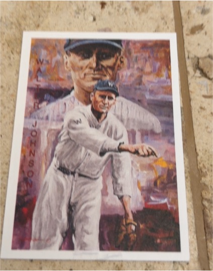1994 Ted Williams Card Company #LC15 Walter Johnson — front