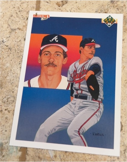1990 Upper Deck #84 John Smoltz — front
