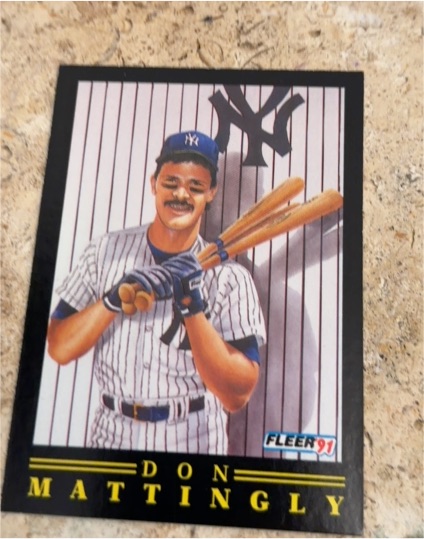 1991 Fleer Pro-Vision #11 Don Mattingly — front