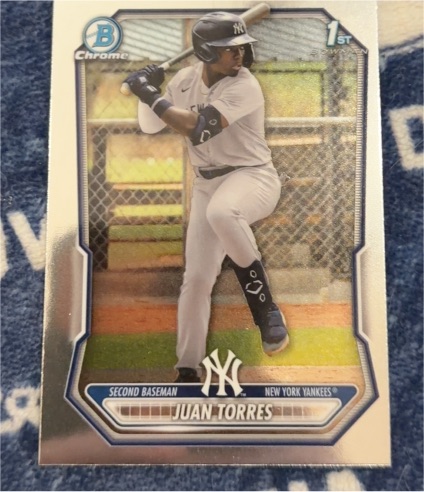 2026 Bowman Chrome #BCP-75 Juan Torres — front