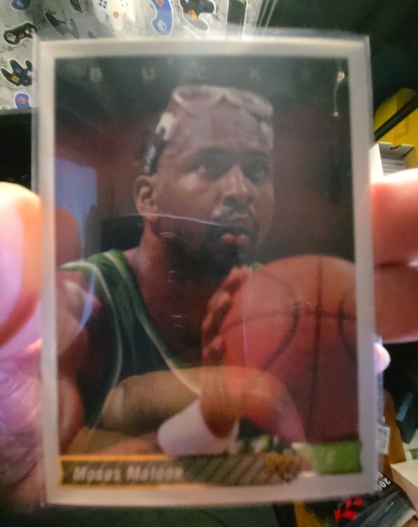 1992-93 Upper Deck #301 Moses Malone — front
