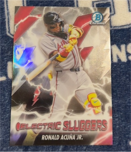 2026 Bowman Chrome #ES-8 Ronald Acuna Jr. Electric Sluggers — front