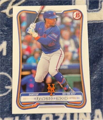 2023 Bowman #81 Francisco Lindor — front